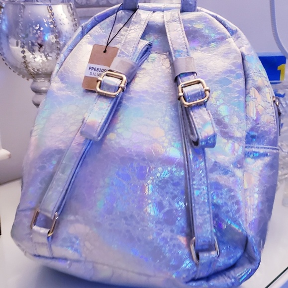 Mermaid tail holographic backpack NWT - Picture 5 of 5